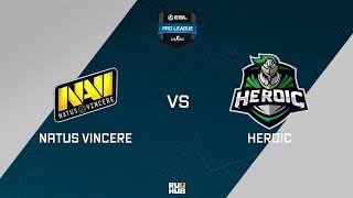 [RU] Na'Vi vs Heroic | B03 Day Group B | ESL Pro League Season 9 Europe |