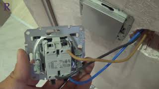 Подключаем проходной включатель Шнайдер Schneider