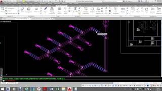 MagiCAD for AutoCAD Kolon Şeması ve Çaplandırması