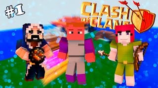 Minecraft | Clash of Clans Nations #1 Шахты, Деньги, Острова