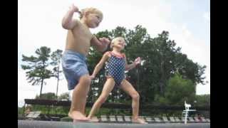 Underwater fun with my kids