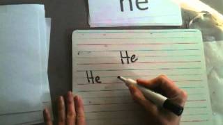 Writing High Frequency Words and Sentences