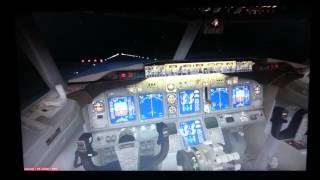 Посадка 737 по ИЛС на FSX