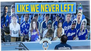 Dodgers Fans Attend As Cardboard Cutouts?!