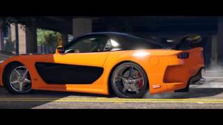 GTA 5   Tokyo Drift Montage Han's RX7 Veilside Fortune