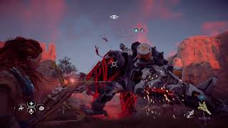 Horizon Zero Dawn - Perfect corrupted Thunderjaw kill - UH NG+ Nora Brave outfit
