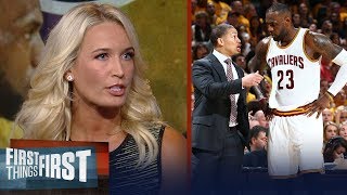Sarah Kustok on Ty Lue's advice to Luke Walton on coaching LeBron | NBA | FIRST THINGS FIRST