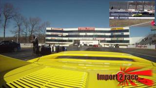 Toyota MR2 vs GTO Pontiac Race GoPro Cam HD
