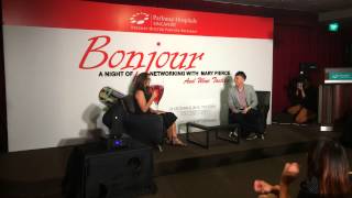 SG Emcee Lester Leo - Interview with French Tennis Legend Mary Pierce
