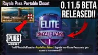 Pubg 0.11.5 beta version released | All information and rewards details