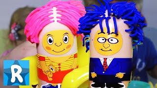 ★ ПАРИКМАХЕРСКАЯ и Пластилин Плей До. Распаковка набора. Play-Doh Incredible hairstyles