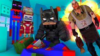 MONSTERS BECOME SUPERHEROES - Minecraft Monster School