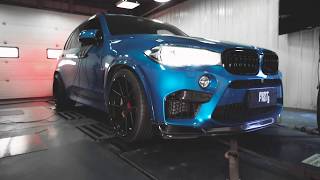 BMW X5M F85改装Pure turbos轮上马力提升182HP扭力提升259NM