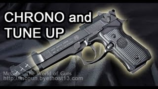 Beretta 92 FS (4.5mm) Disassembly (Tune up) and Chronograph Test