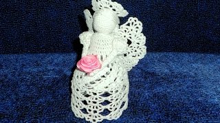 Рождественский ангел крючком Новогодние игрушки Амигуруми