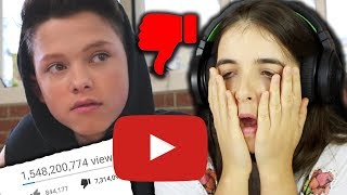 OS VÍDEOS COM MAIS DISLIKE NO YOUTUBE!