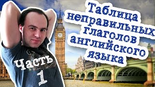 Таблица неправильных глаголов английского языка  Часть 1