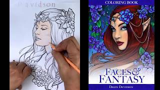 Prevail Press Presents - Dawn Davidson - Coloring Demonstration