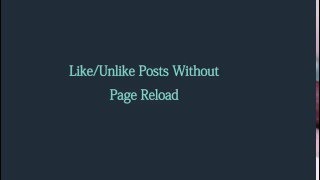 Like and Unlike posts PHP MySQL - short version
