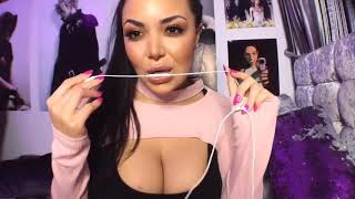 Hot asmr sexy girl kissing ?