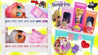 LOL Surprise Dolls + FAKE Lil Sisters Treasure Morning Routine