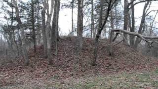 Indian burial mound