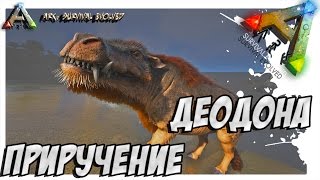 ARK  Survival Evolved - ПРИРУЧЕНИЕ ДЕОДОНА! TAMING DAEODON!