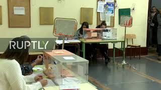 LIVE: Voters cast ballots as Spanish general election gets underway