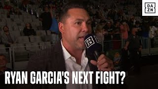 Oscar De La Hoya Gives Update On Ryan Garcia's Next Fight