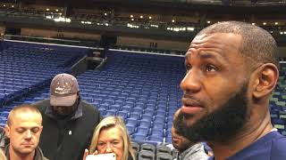 LeBron James reacts to Thunder's large dent in plane | ESPN