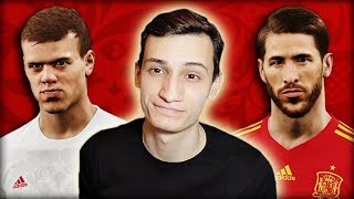 РОССИЯ ПРОТИВ ИСПАНИИ! ЖАРКАЯ БИТВА! ЧЕМПИОНАТ МИРА ПО ФУТБОЛУ 2018 за РОССИЮ ★ PES 2018