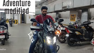 Modifications on Matte Black 2018 Dominar 400 | Touring Edition 1.0