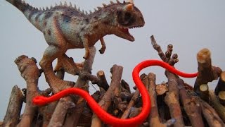 ЛОГОВО ЗМЕЙ И КАРНОТАВР! Мультики про динозавров и животных. Для детей