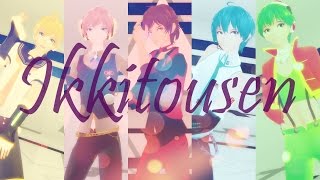 [MMD] Len, GUMO ( Gumiya), MEITO, Luki (Ruki), Mikuo - Ikkitousen