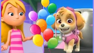 щенячий патруль на русском Скай попала в беду Ухаживаем за щенком #paw patrol fan video