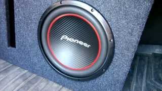 PIONEER TS-W304R в самодельном коробе
