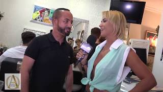 Jenny Scordamaglia y Angel Ostariz  Peluquero de Autor  Madrid
