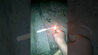 Test pháo diêm chế