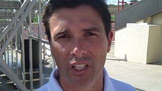 Central College football coach Jeff McMartin