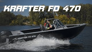 Krafter FD 470 - алюминиевая лодка для отдыха и рыбалки!