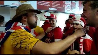 Закулисье матча Дания - Австралия (1:1)