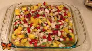 Ceviche de Camaron con Mango
