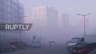 Russia: Heavy smog blankets Yekaterinburg amid burning of peat bogs