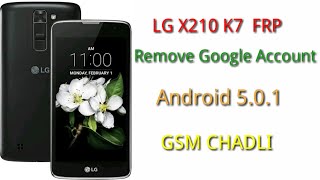 lg x210 frp bypass  Google Account Android 5.0.1