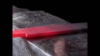 32 Templar Great Sword II & short sword - Forging the primary blank of the Great Sword part 8