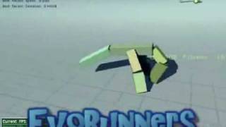 EvoRunners - result of 1000 generations