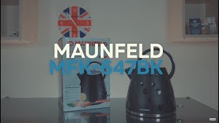 Видеообзор электрического чайника MAUNFELD MFK 647BK