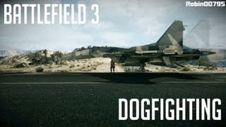 Battlefield 3 : dogfighting without hud....