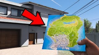 KANLI EVDE HARITA BULDUM !!! BAKIN NEREYI GÖSTERIYOR (GTA 5)