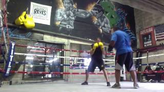 Mexican boxing training with Joe Vargas on June 27th (2nd part)